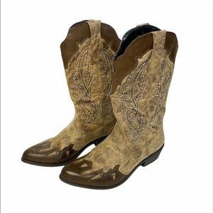 Brown Cowboy Western Boots